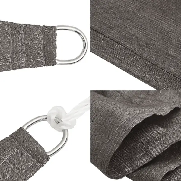 HDPE päikesepuri trapets, 3/4 x 2 m, antratsiithall, 160 g/m² – 7