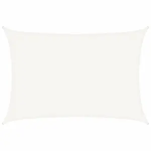 HDPE päikesepuri 90% UV-kaitsega, ristkülik, valge, 2 x 2,5 m