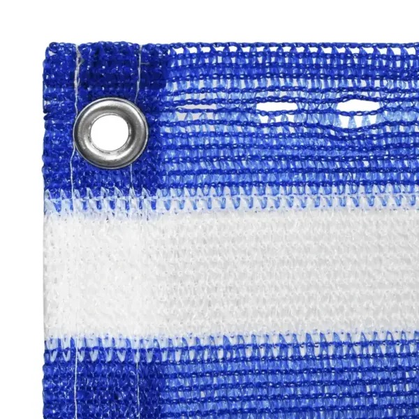 HDPE rõdusirm privaatsuseks, sinine-valge, 120 x 300 cm – 2