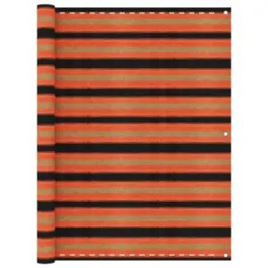 HDPE rõdusirm privaatsuseks, mitmevärviline, 120 x 500 cm