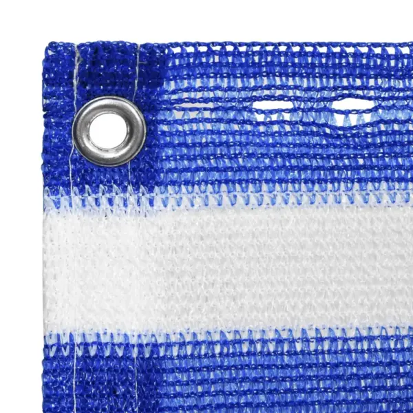 HDPE rõdusirm privaatsuseks, sinine-valge, 90 x 500 cm – 2