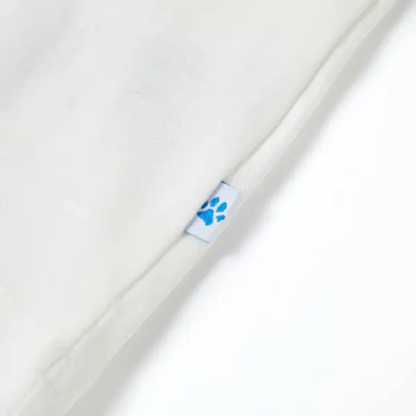 Laste T-särk naerunäo trükiga, helebeež (ekrüü), 100% puuvill, suurus 128 – 5
