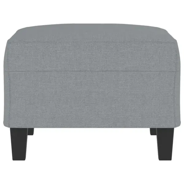 Polsterdatud jalapink helehallist kangast, 70 x 55 x 41 cm – 4