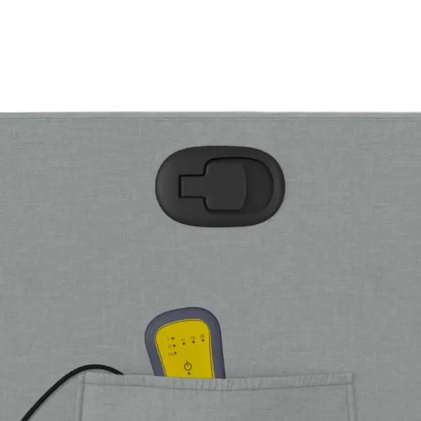 Helehall kangast massaažilamamistool 6-punktilise vibratsiooniga – 10