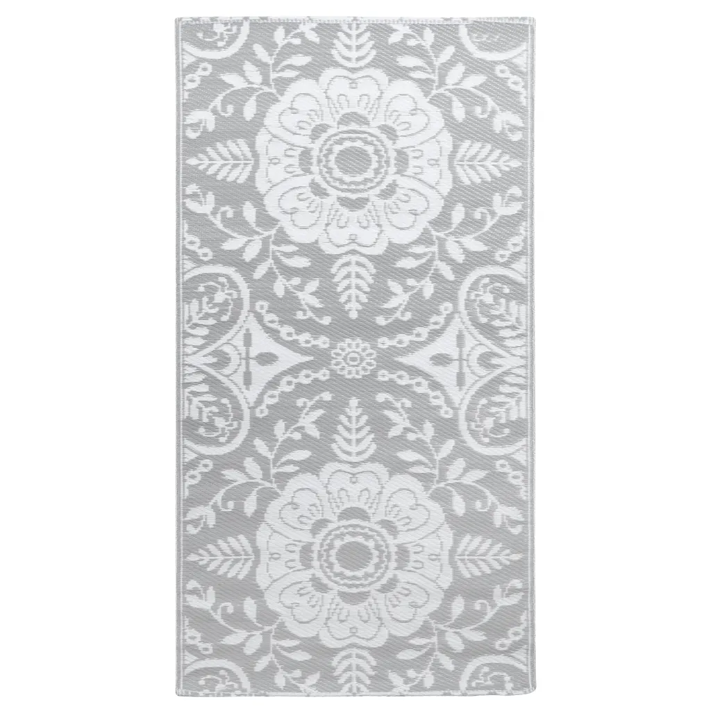 Helehall õuevaip ARAKIL jacquard mustriga, 80 x 150 cm, PP