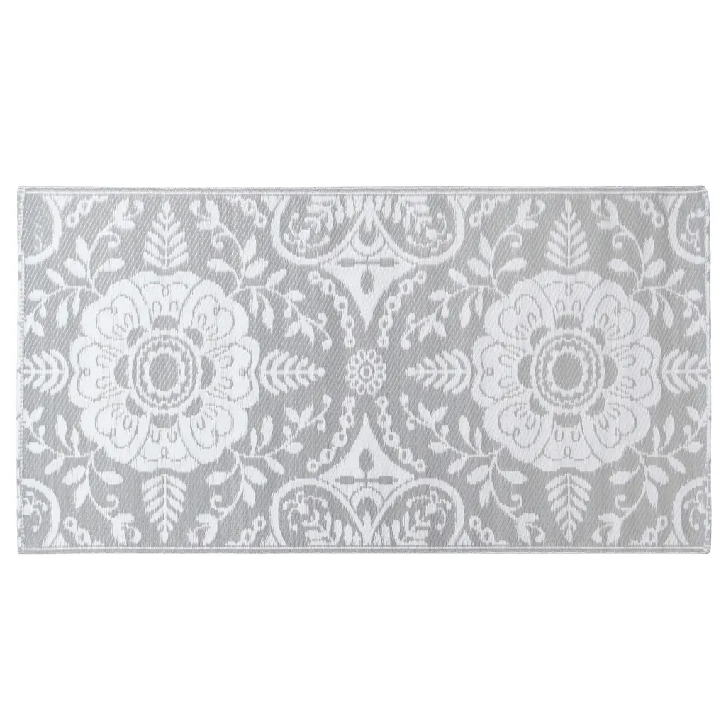 Helehall õuevaip ARAKIL jacquard mustriga, 80 x 150 cm, PP