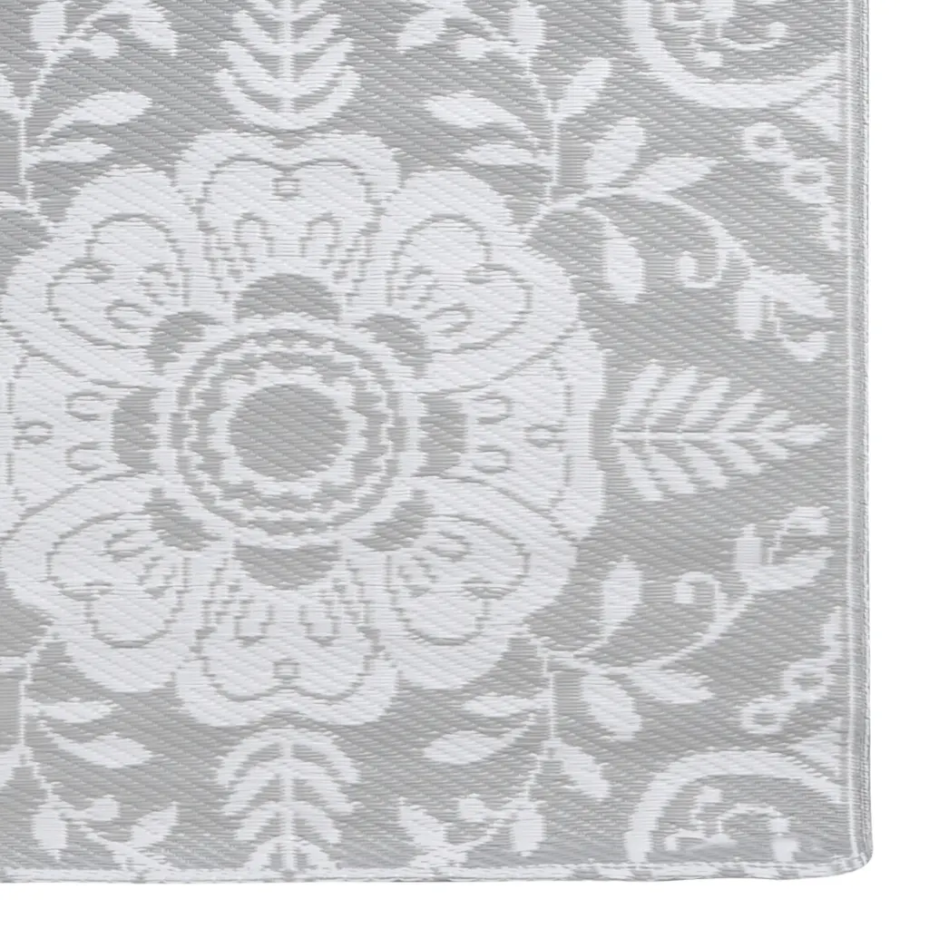 Helehall õuevaip ARAKIL jacquard mustriga, 80 x 150 cm, PP