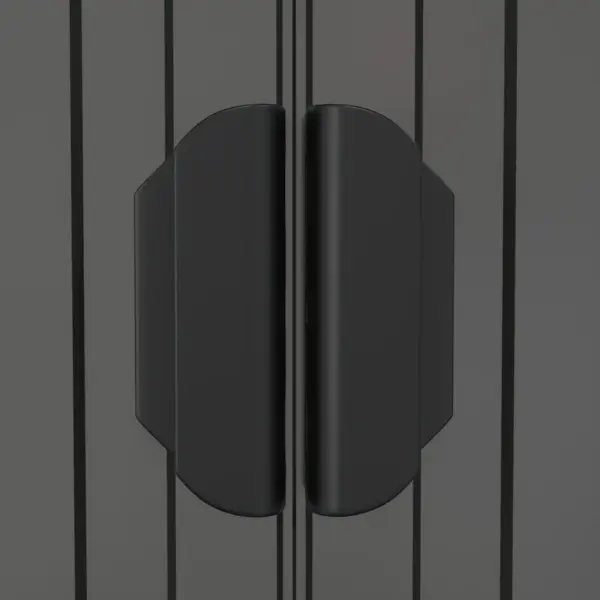 Helehall tsingitud terasest aiakuur liugväravaga, 192 x 606 x 223 cm – 7