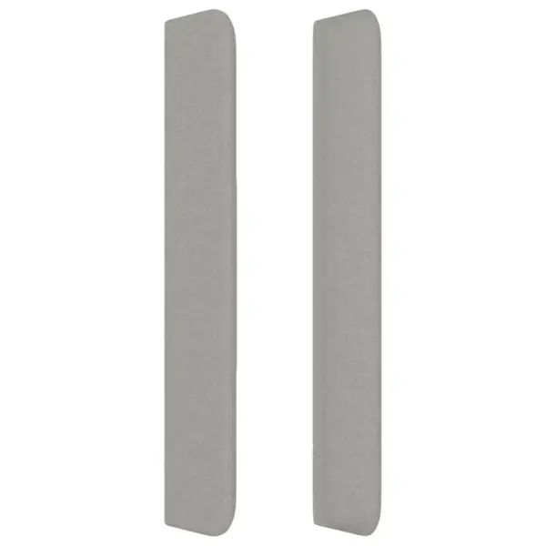 Helehall polsterdatud voodipeats servadega, reguleeritava kõrgusega, 183 cm – 4