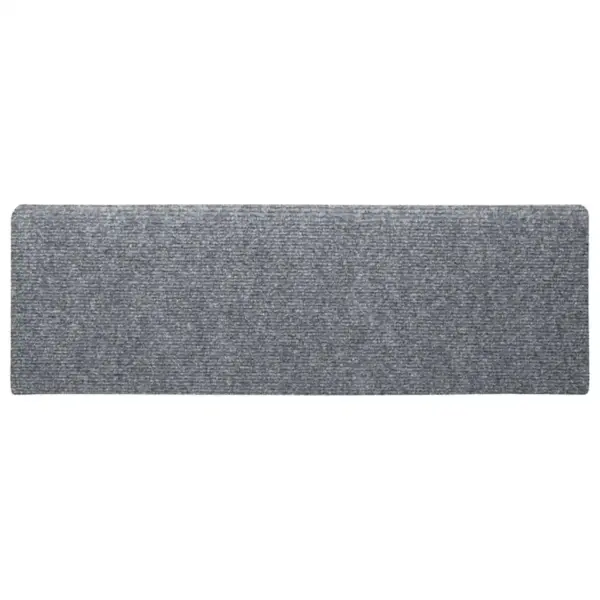 Isekleepuvad trepimatid, helehall, 5 tk, nõeltöödeldud polüpropüleen, 65 x 21 x 4 cm – 5