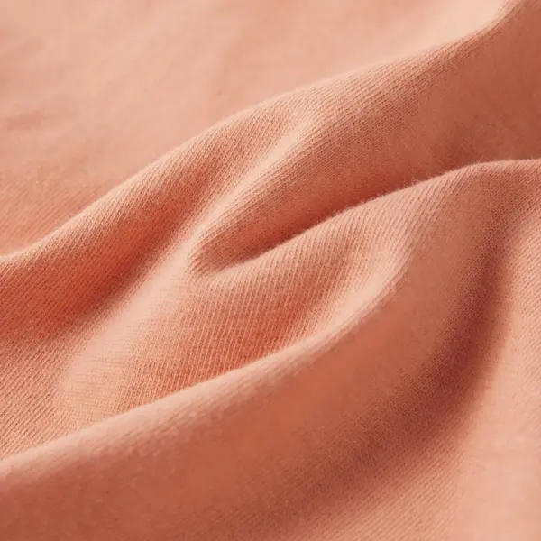 Laste puuvillane maika kaktuseprindiga, heleoranž, suurus 140 – 7