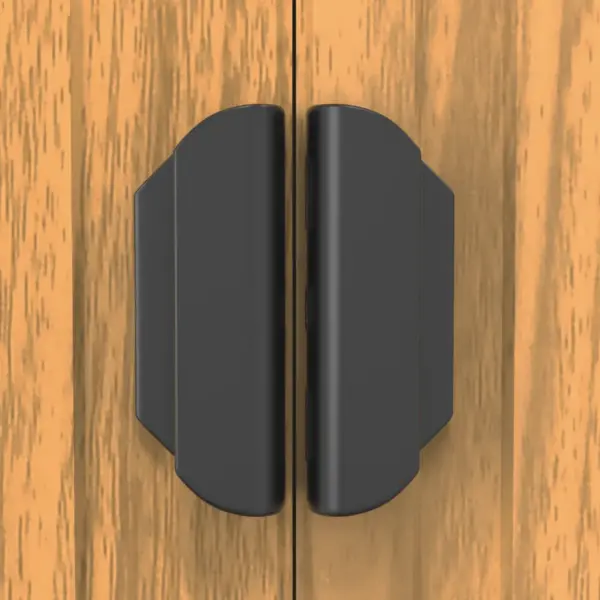 Aiakuur tsingitud terasest, helepruun, 192 x 772 x 223 cm, kahekordsete lükandustega – 7