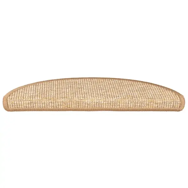 Isekleepuvad poolringikujulised trepimatid, helepruunid, 15 tk, 56 x 17 x 3 cm - 4