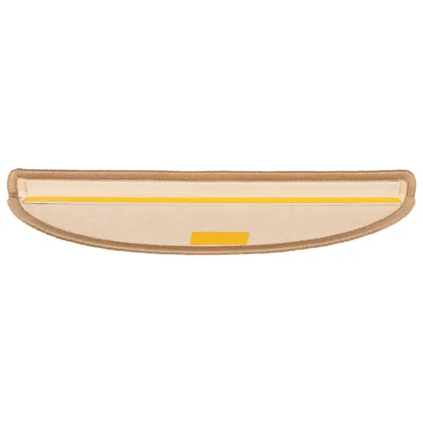 Isekleepuvad poolringikujulised trepimatid, helepruunid, 15 tk, 56 x 17 x 3 cm - 5