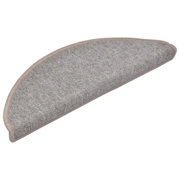 Helepruunid poolringikujulised trepimatid, 10 tk, 65 x 24 x 4 cm – 3