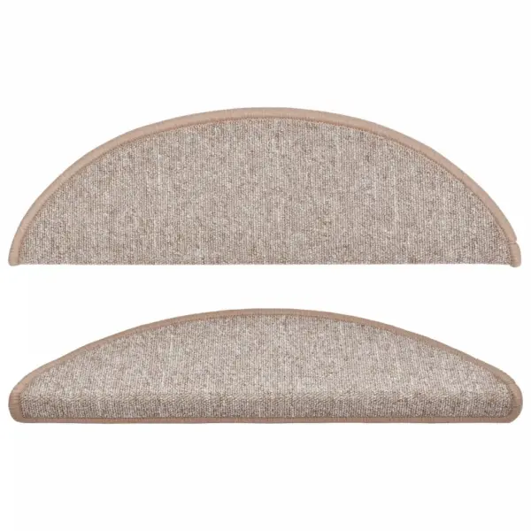 Helepruunid poolringikujulised trepimatid, 10 tk, 56 x 17 x 3 cm – 4