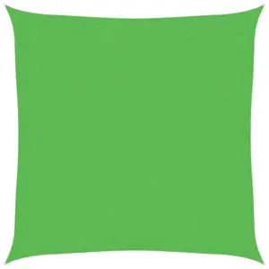 Kandiline HDPE päikesepuri, heleroheline, 3 x 3 m, 160 g/m²