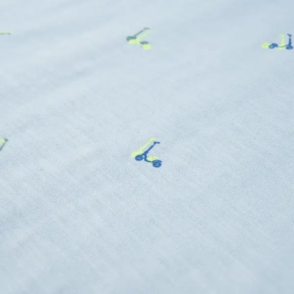 Laste T-särk rollerimustriga, helesinine, suurus 116 – 4