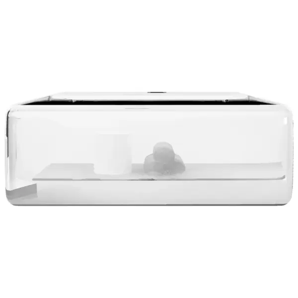 Kandiline keraamiline valamu ülevooluavaga, hõbedane, 41 x 41 x 15 cm – 5