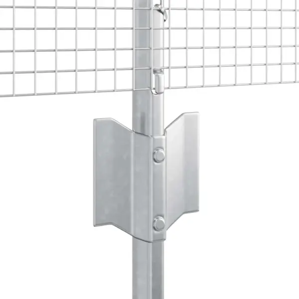 Hõbedane terasaiavõrgu komplekt postidega, 0,8 x 100 m – 7