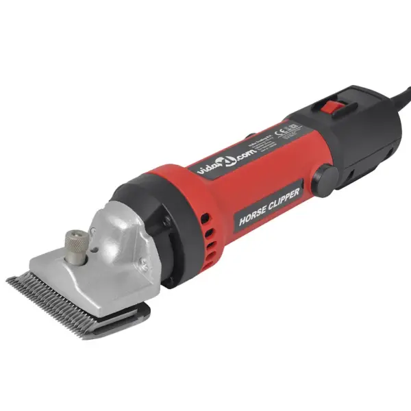 Hobusepügamis-kääride komplekt 550 W, 6-osaline, must/punane – 5