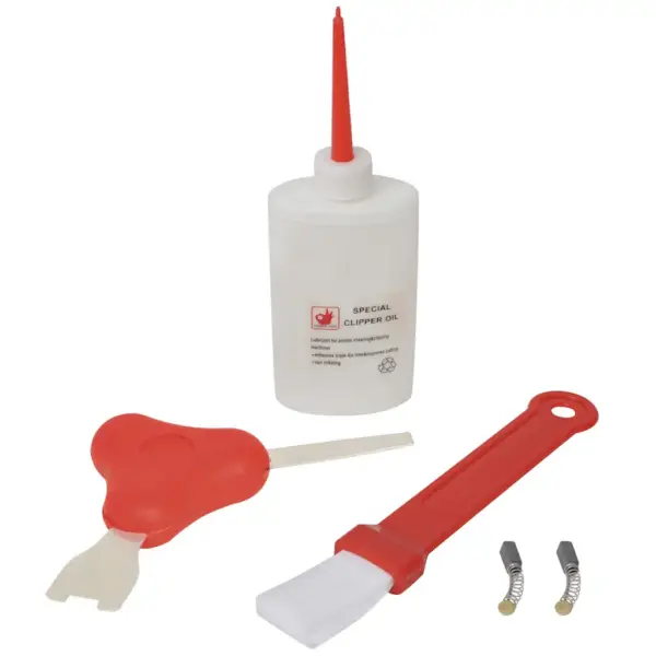 Hobusepügamis-kääride komplekt 550 W, 6-osaline, must/punane – 6