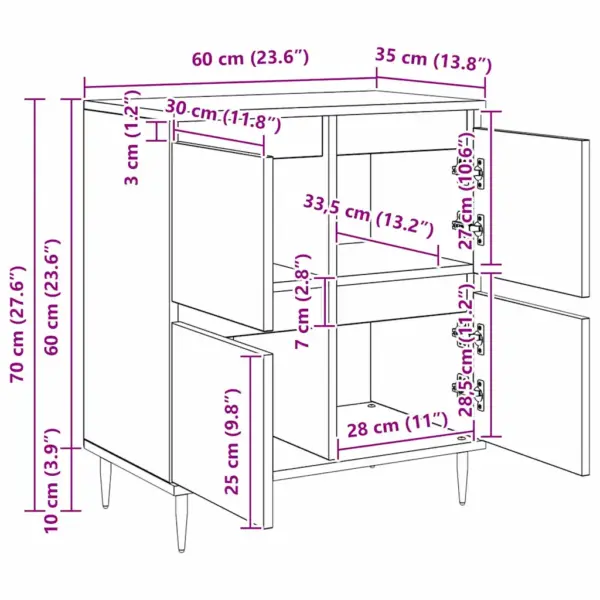 Tehispuidust hoiukapid 2 tk, vana puidu toon, 60 x 35 x 70 cm – 13