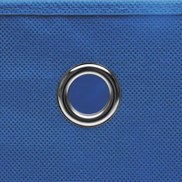 Kokkupandavad kangast hoiukastid metallist aasaga, sinine, 10 tk, 32 x 32 x 32 cm – 4