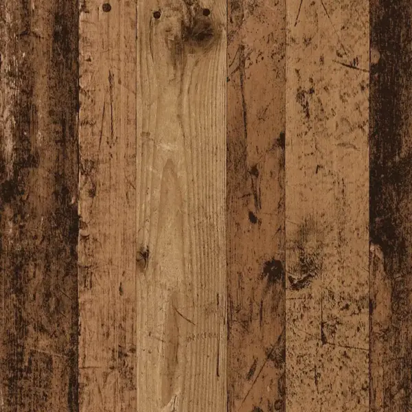 Voodiraam integreeritud hoiuruumiga, tehispuit, vana puit, 120 x 200 cm - 13