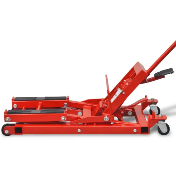 Hüdrauliline mootorratta ja ATV tungraud 680 kg, punane – 4