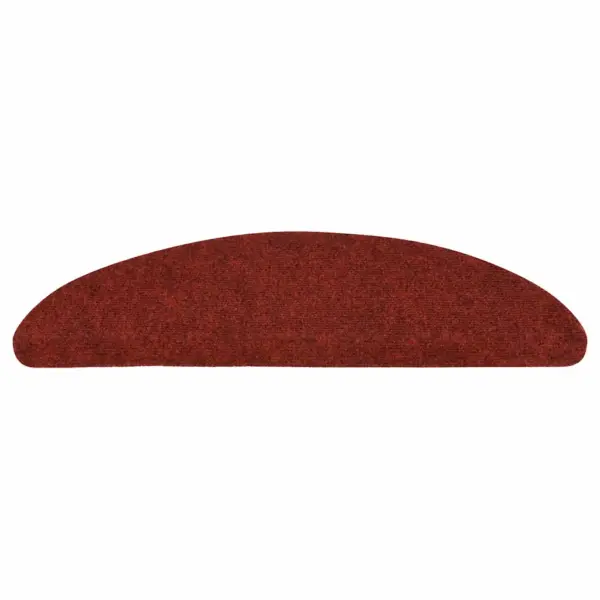 Isekleepuvad poolringikujulised trepimatid, 10 tk, bordoopunased, 56 x 17 cm – 3