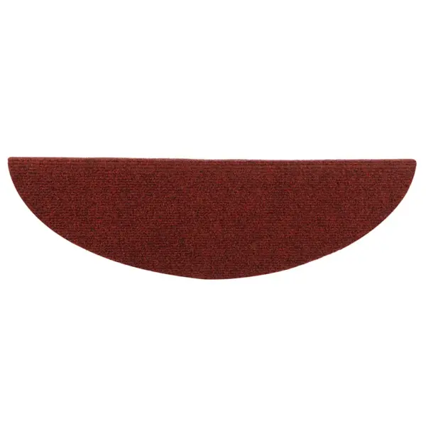 Isekleepuvad poolringikujulised trepimatid, 10 tk, bordoopunased, 56 x 17 cm – 4