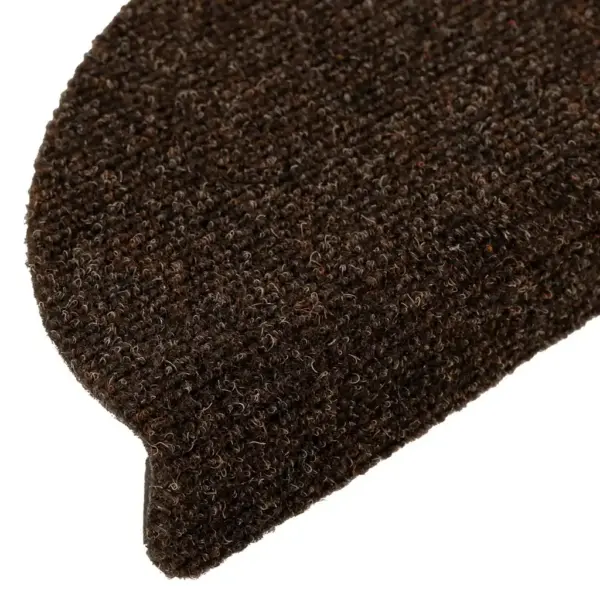 Isekleepuvad poolringikujulised trepimatid, pruun, 10 tk, 56 x 17 x 3 cm – 6