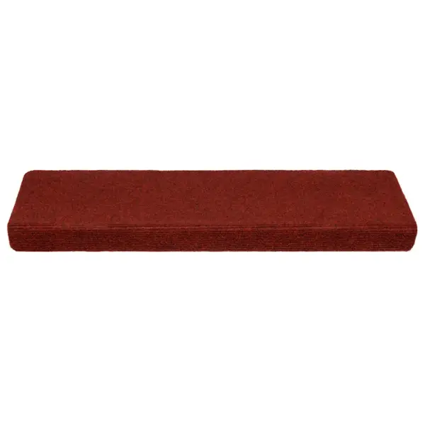 Isekleepuvad trepimatid L-kujulise servaga, 10 tk, bordeaux-punased, 65 x 21 x 4 cm - 3