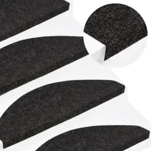 Isekleepuvad trepivaibad, 15 tk, antratsiithall nõelvilt, 65 x 22,5 cm