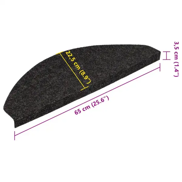 Isekleepuvad trepivaibad, 15 tk, antratsiithall nõelvilt, 65 x 22,5 cm – 9