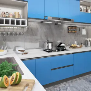 Iseliimuvad PVC mööblikiled, taevasinine, 500 x 90 cm, 2 tk