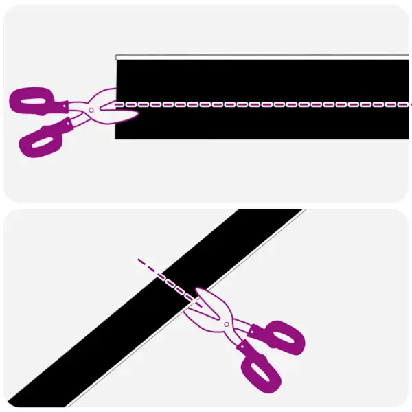 Iseliimuvad ukse harjatihendid, must alumiinium, 6 tk, 100 x 3 cm – 12