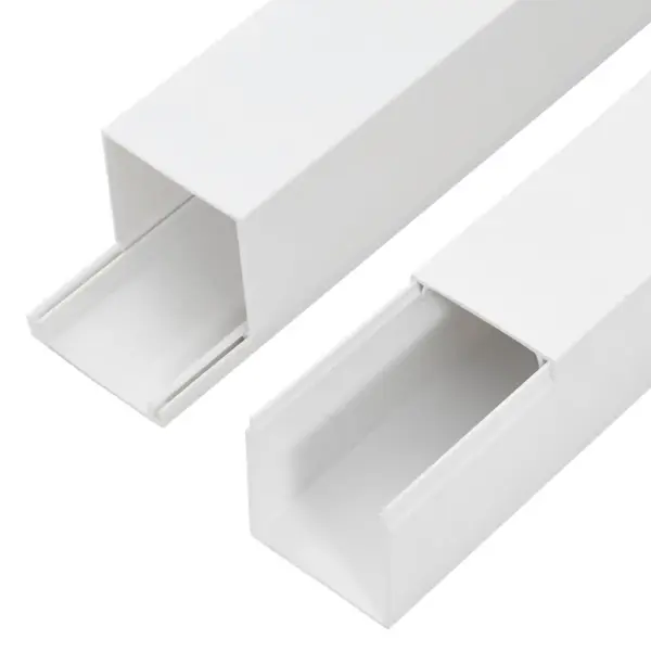 Valge PVC kaablikanalite komplekt, 40 x 25 mm, 30 tk, 30 m – 6