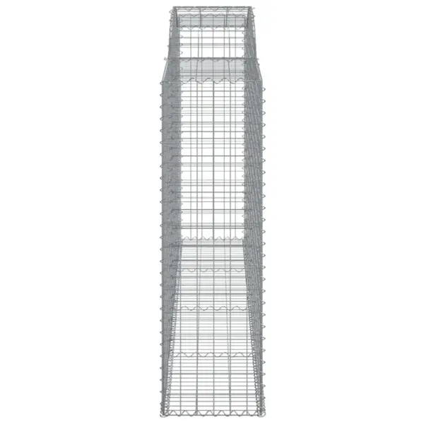 Kaarekujulised gabioonkorvid tugiseinaks, 10 tk, tsingitud raud, 300 x 50 x 160/180 cm – 5