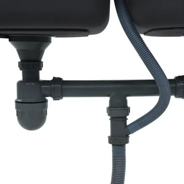 Kahekordne roostevabast terasest köögivalamu sõela ja haisulukuga, hõbedane, 84 x 48 x 22 cm – 9