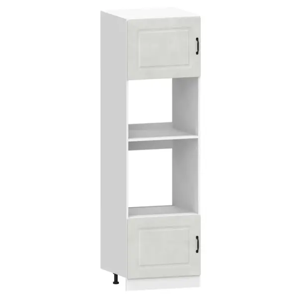 7-osaline köögikapikomplekt Kalmar, betoonhall, tehispuit ja klaas – 5