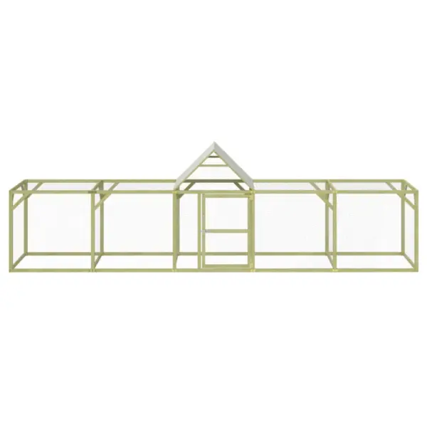 Kanakuut kanadele, 500 x 100 x 150 cm, roheimmutatud männipuit, tsingitud teras, polüesterkatus – 3