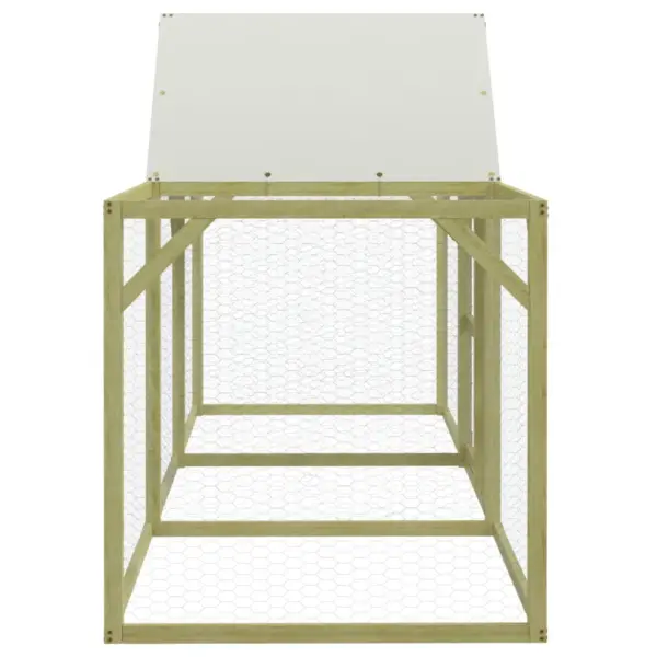 Kanakuut polüesterkatusega, immutatud männipuit, 300 x 100 x 150 cm – 4