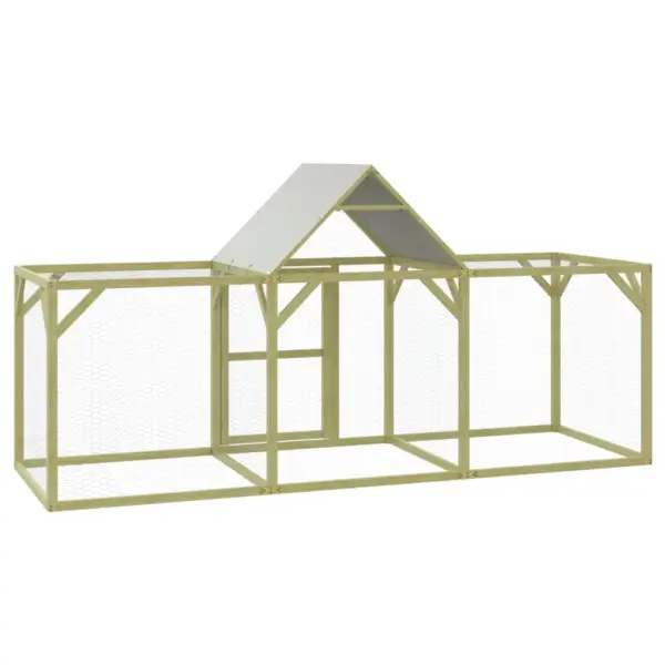 Kanakuut polüesterkatusega, immutatud männipuit, 300 x 100 x 150 cm – 5