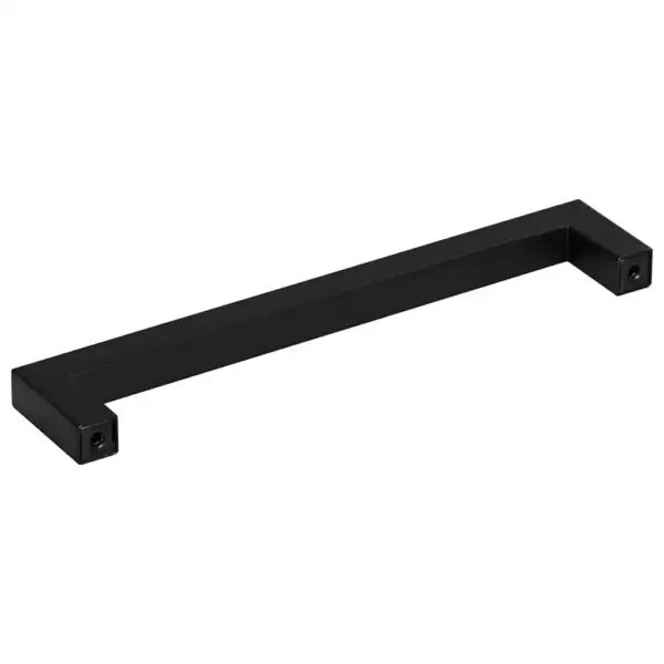 Kapi ja sahtli käepidemed 10 tk, must roostevaba teras, 160 mm – 7