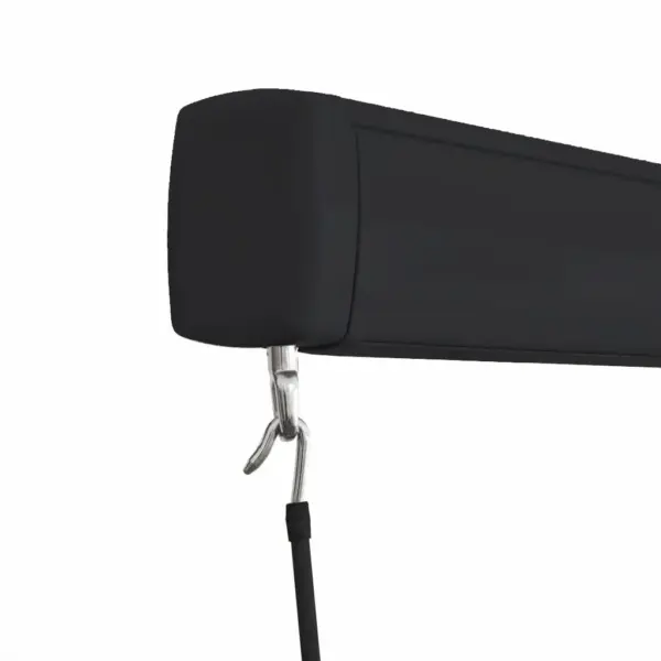 Käsitsi sissetõmmatav terrassivarikatus, sinine ja valge, 350 x 250 cm – 6