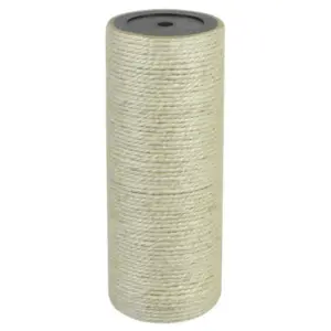 Seinale kinnitatav kasside kraapimispost, 8 x 20 cm, sisemine auk 8 mm, beež