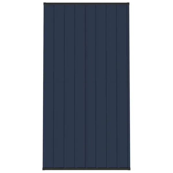 Katusega koeraaedik, must pulbervärvitud teras, 96 x 192 x 200 cm – 8