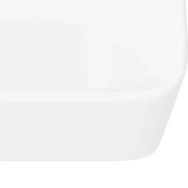 Ristkülikukujuline keraamiline kapipealne valamu, valge, 40 x 30 x 13 cm – 8